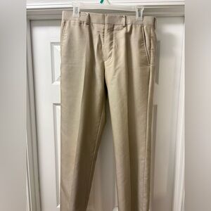 jf j.ferrar Men's Light Khaki Chinos
